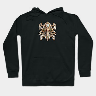 Iridescent Harmony Ankh Hoodie